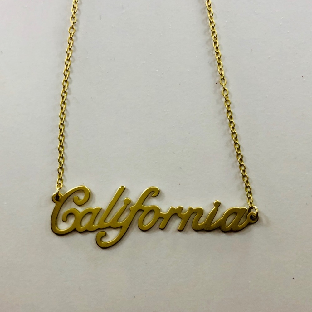 Gold “California” Necklace
